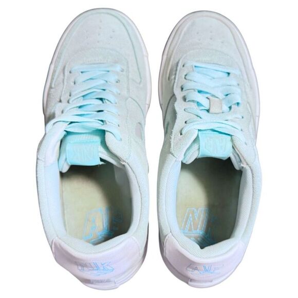 Women’s Nike Air Force 1 Pixel ‘Glacier Blue'  Suede Sneakers Size 8 - Picture 6 of 15